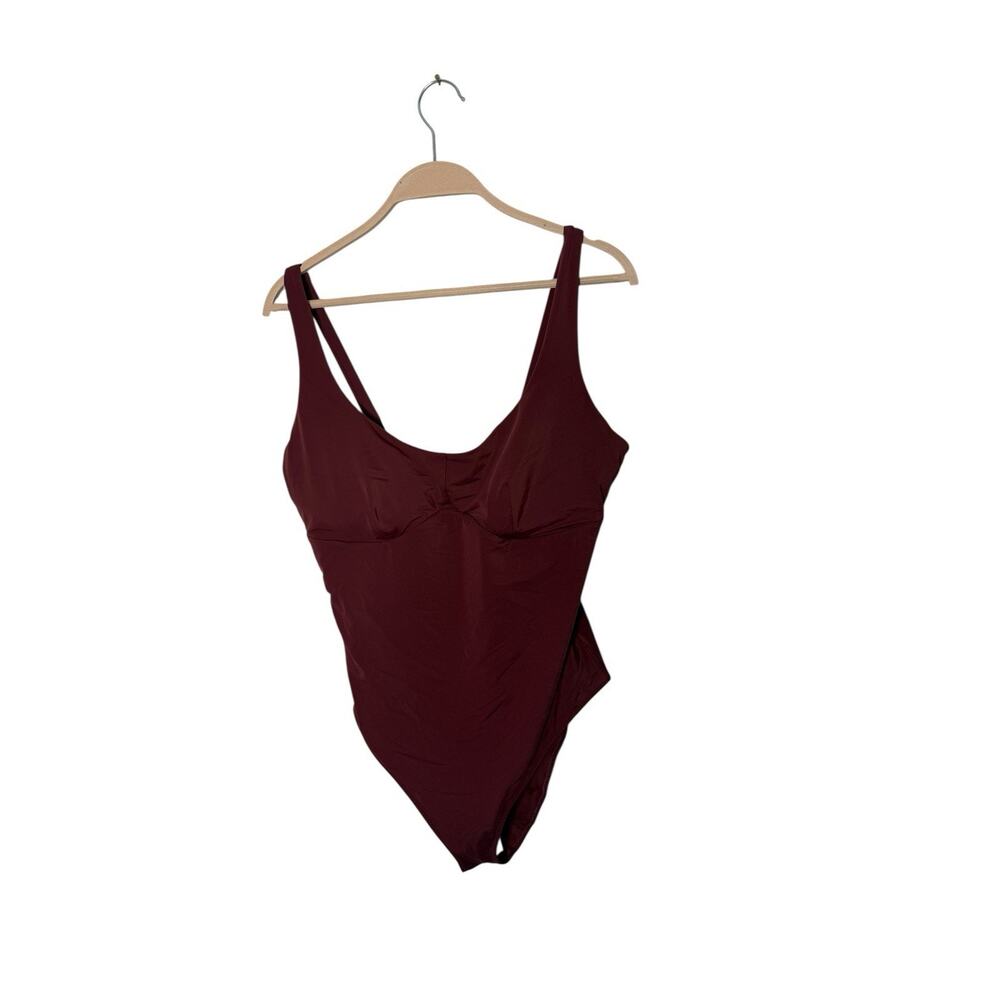 YITTY Shaping Swim Demi One Piece burgandy size XXL New without‎ tags